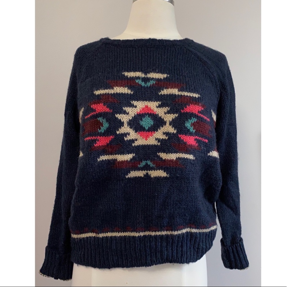 Hollister fair isle sweater